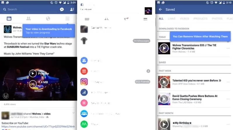 CIOL New Facebook version for Android allows users to pull videos offline